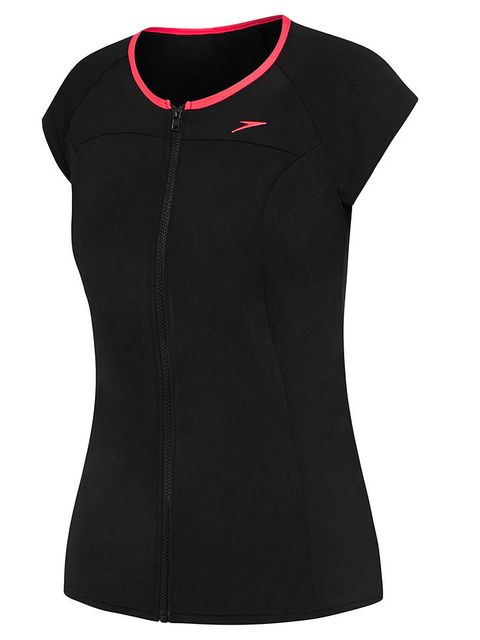 Speedo Cap Sleeve Magenta Womens Sun Top