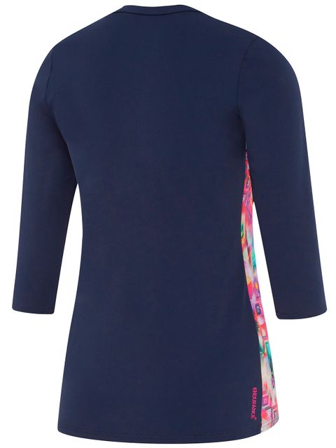 Speedo Chevron Zip Up 3/4 Sleeve Sun Top