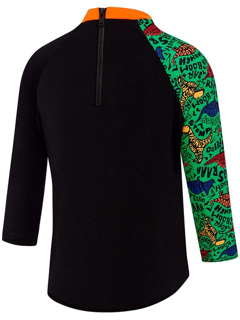 Speedo Dino Type Toddler Boys Rashie