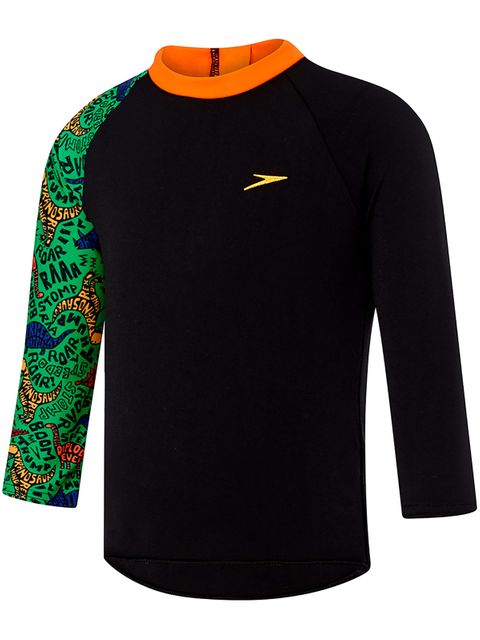 Speedo Dino Type Toddler Boys Rashie