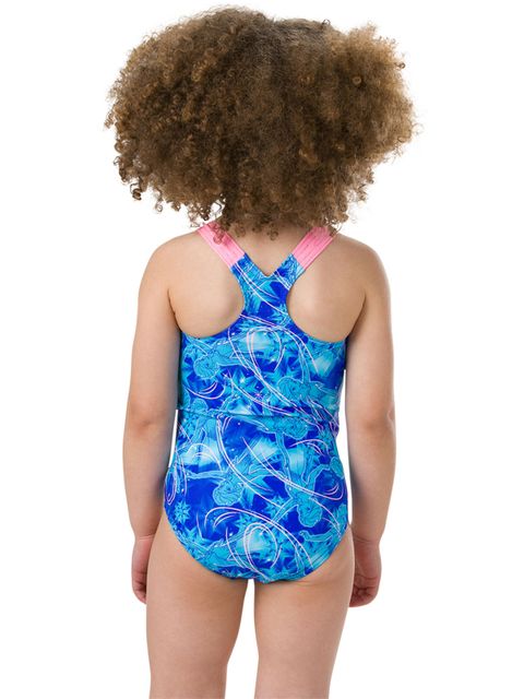 Speedo Disney Frozen Toddler Girls Allover One Piece