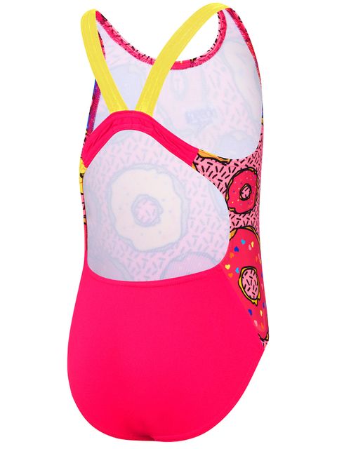 Speedo Donut Fun Leaderback Toddler Girls One Piece