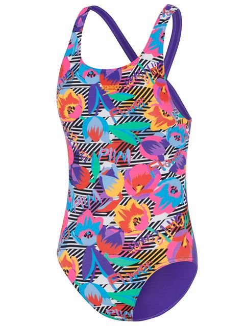 Speedo Dreamland Flowers Girls One Piece
