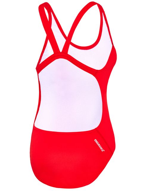 Speedo Endurance+ Leaderback Red One Piece