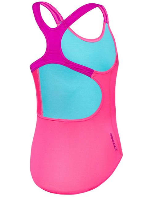 Speedo Endurance+ Medalist Magenta Girls One Piece