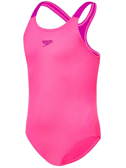 Speedo Endurance+ Medalist Magenta Girls One Piece