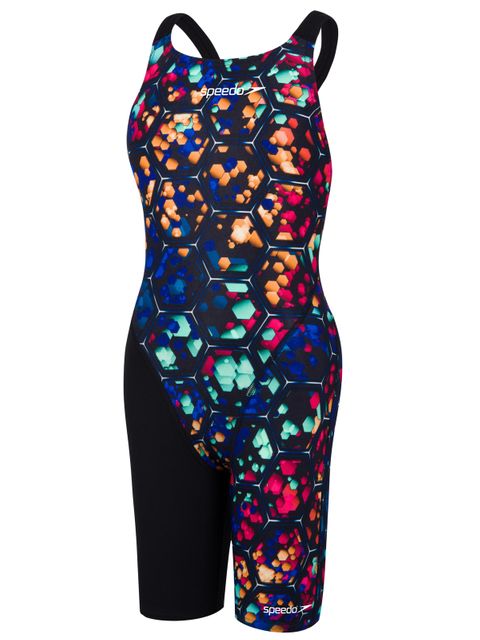 Speedo Fastskin Junior Endurance+ Beautiful Blue Openback Kneelength