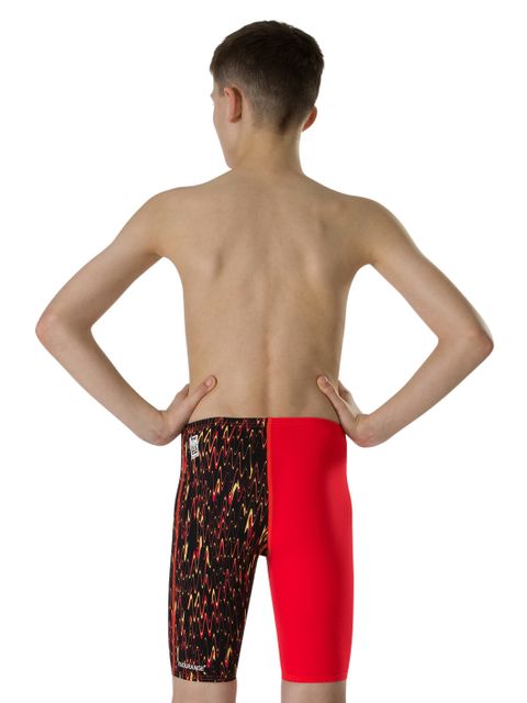 Speedo Fastskin Junior Endurance+ Papaya Punch & Black High Waist Jammers