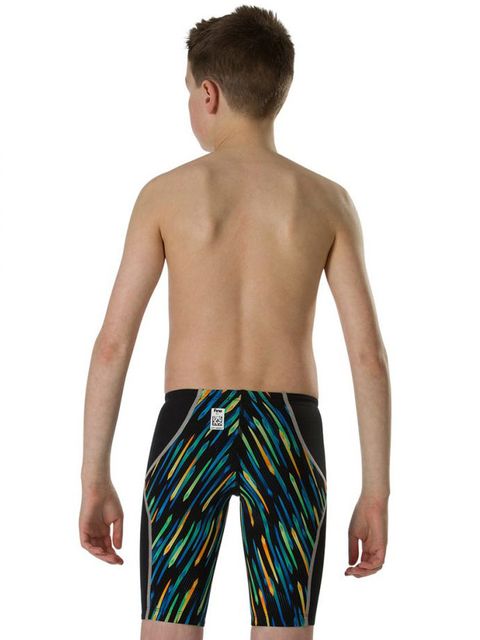 Speedo Fastskin Junior LZR Racer X Black & Chroma Blue Jammers