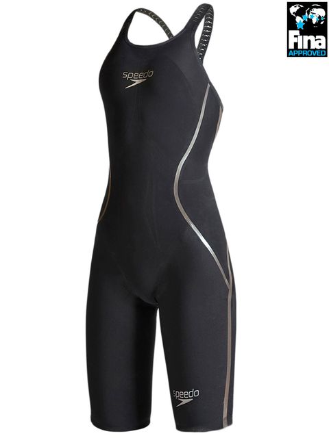 Speedo Fastskin LZR Racer X Black & Iridescent Gold Womens