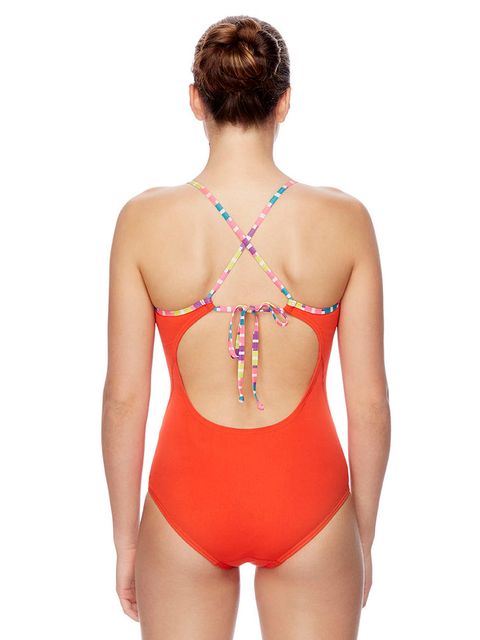 Speedo Fiesta Tie Back Womens One Piece