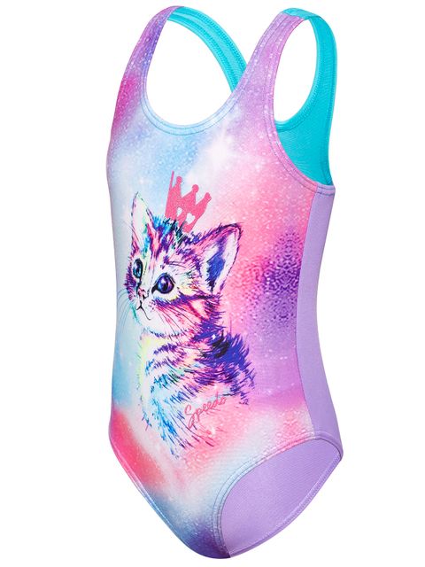 Speedo Galaxy Cat Toddler Girls One Piece
