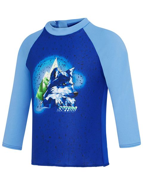 Speedo Husky Friend Toddler Boys Long Sleeve Sun Top