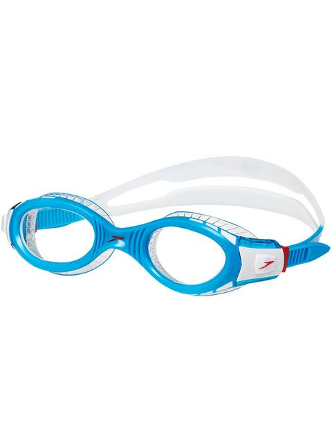Speedo Junior Futura Biofuse Flexiseal White & Turquoise Goggles