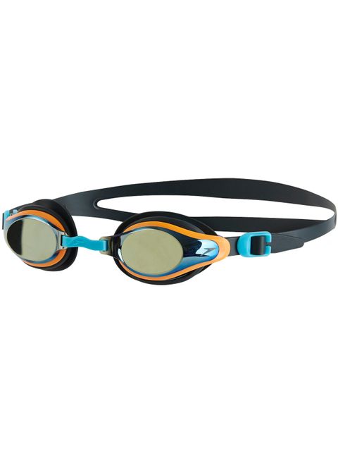 Speedo Mariner Junior Mirrored Goggles - Oxide Grey & Jaffa