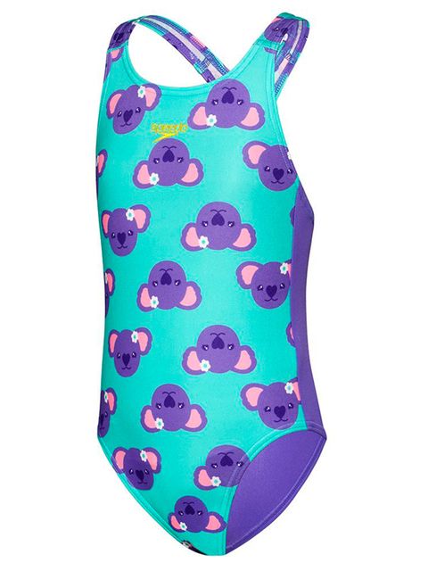 Speedo Koala Medalist Toddler Girls One Piece