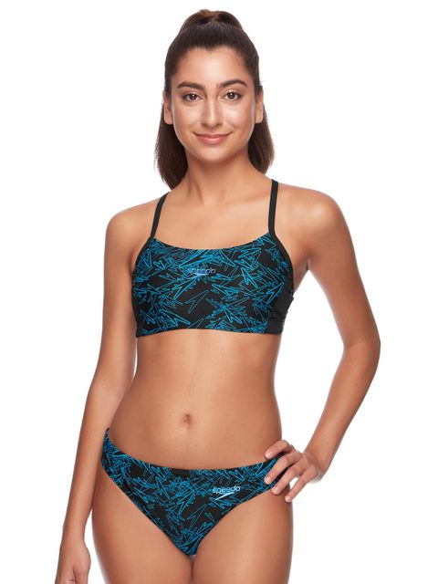 Speedo Lake Womens Monogram Basic Bikini Bottoms