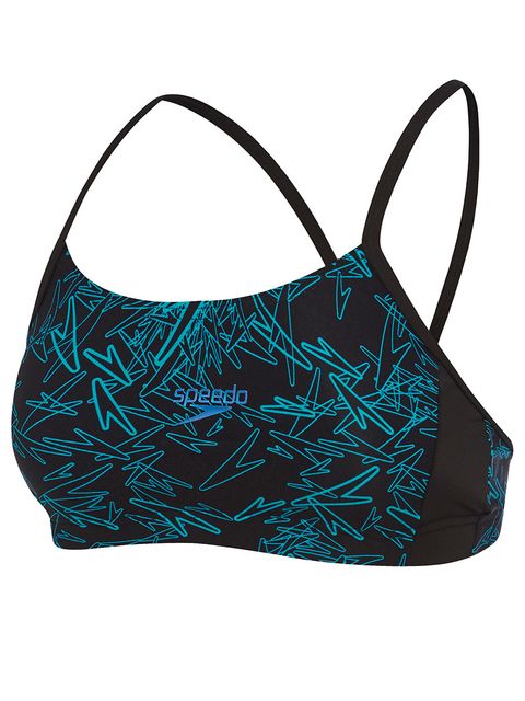 Speedo Lake Womens Monogram Bikini Top