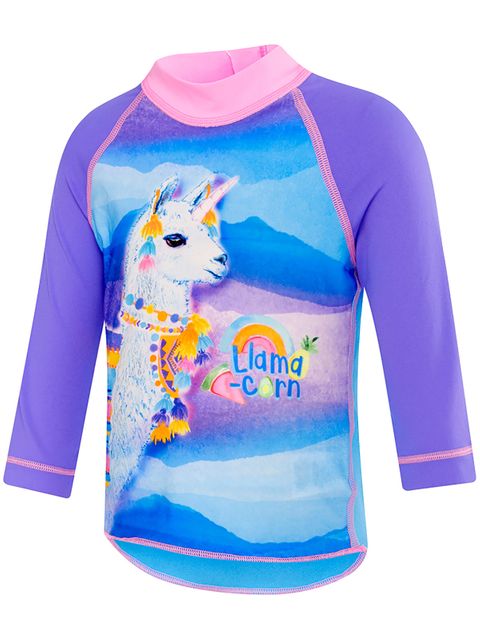 Speedo Llama Corn Toddler Girls Sun Top