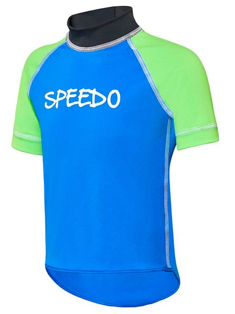 Speedo Logo Azure Toddler Boys Sun Top