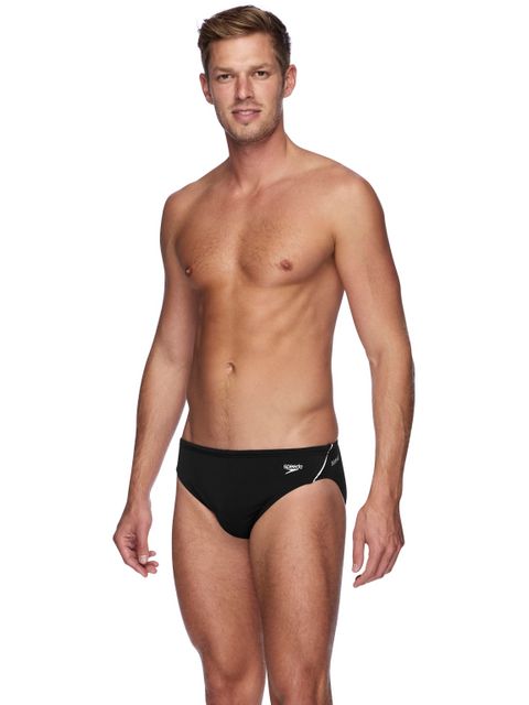 Speedo 5cm Briefs - Logo Black