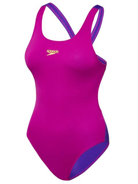 Speedo Medalist Magenta Girls One Piece