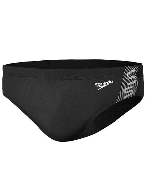 Speedo Monogram Black & White Briefs
