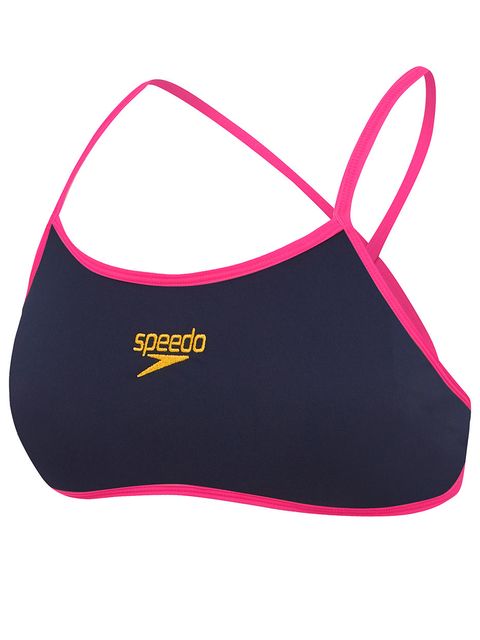 Speedo Navy Lemonade Womens Reversible Tie Top
