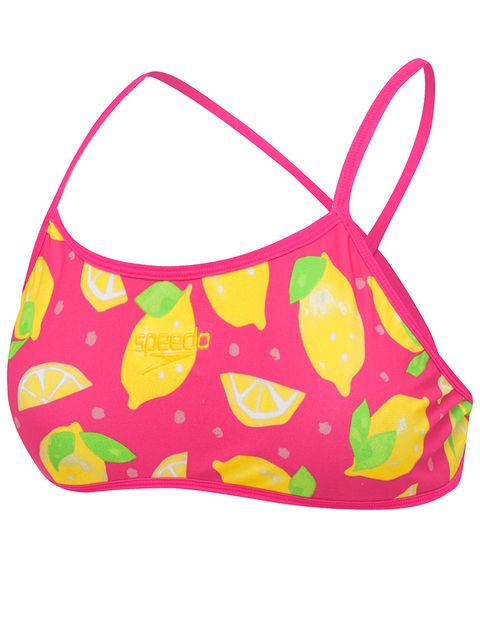 Speedo Navy Lemonade Womens Reversible Tie Top