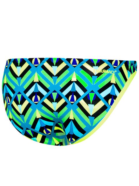 Speedo Neon Geo Womens Low Rise Bikini Bottoms