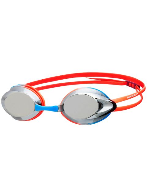 Speedo Opal Junior Mirrored Goggles - Orange & Blue