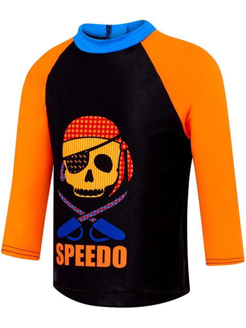 Speedo Pirate Skull Toddler Boys Rashie