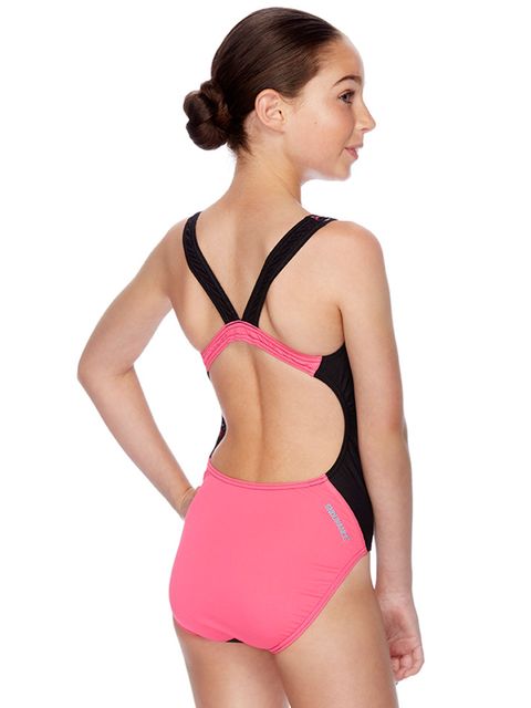 Speedo Powerstrike Splash Girls One Piece