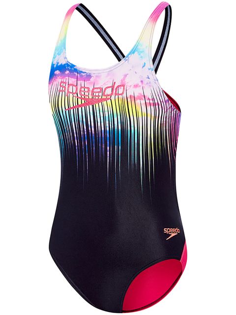 Speedo Rainbow Sky Girls One Piece