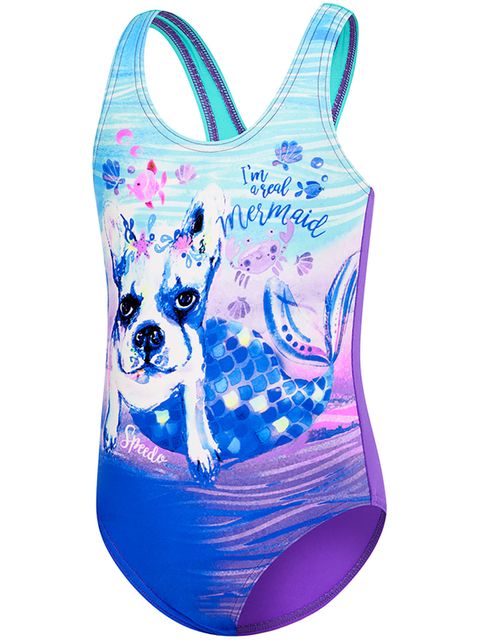 Speedo Real Mermaid Toddler Girls One Piece