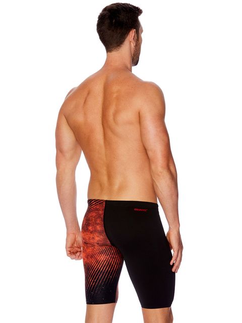 Speedo Red Galaxy Mens Jammer