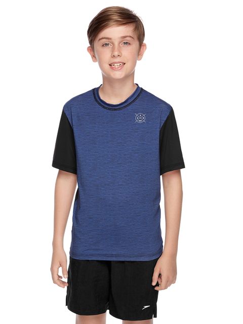 Speedo Salty Tee Boys Eco Short Sleeve Rashie