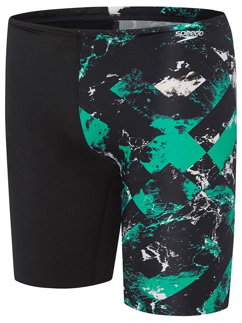 Speedo School Colours Boys Green Wave Jammers