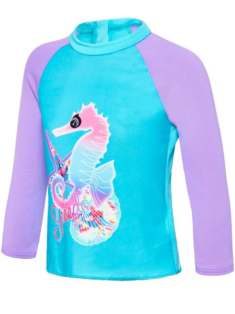 Speedo Sea Magic Toddler Girls Long Sleeve Rashie