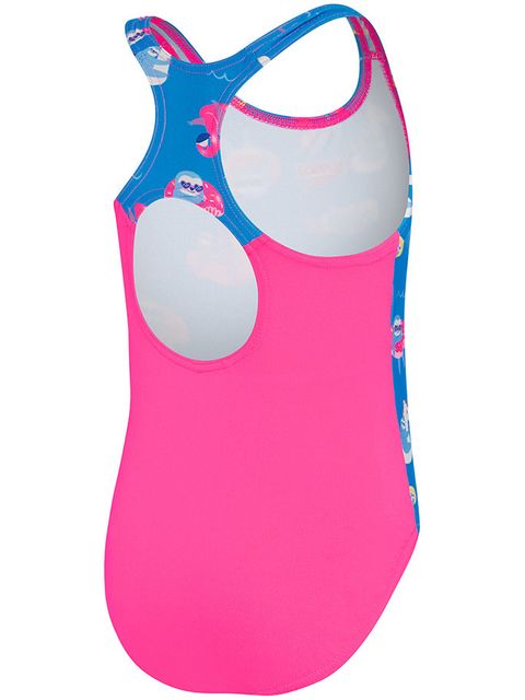 Speedo Sloth Party Toddler Girls One Piece