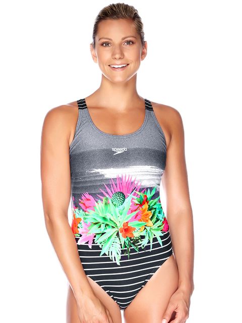 Speedo Snapper Lines Womens One Piece