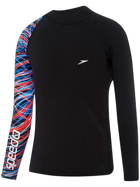 Speedo Stix Boys Safety Long Sleeve Sun Top 