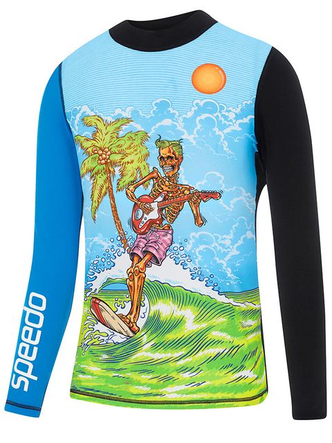 Speedo Surf Geetar Boys Long Sleeve Rashie