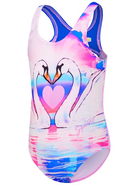 Speedo Swan Dream Toddler Girls One Piece