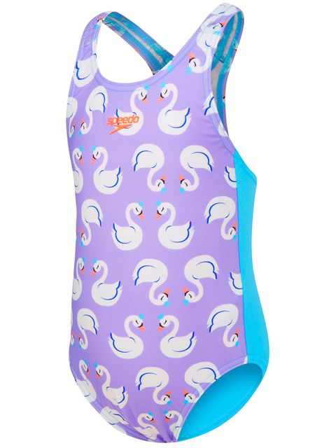 Speedo Swan Medalist Toddler Girls One Piece
