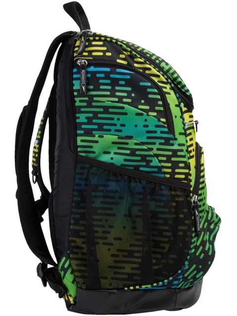 Speedo Teamster Backpack - Black, Blue & Green