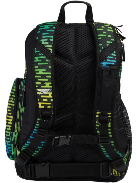 Speedo Teamster Backpack - Black, Blue & Green
