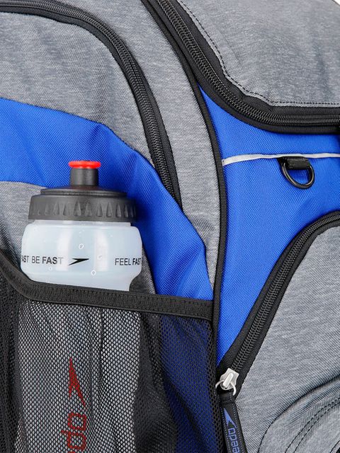 Speedo Teamster Backpack - Heather Grey & Navy