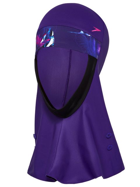 Speedo Ultramarine & Digital Flora Swim Hood