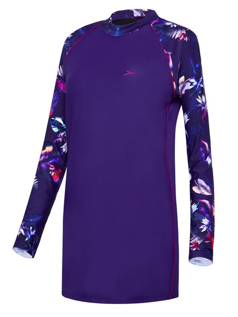 Speedo Ultramarine & Digital Flora Swim Tunic